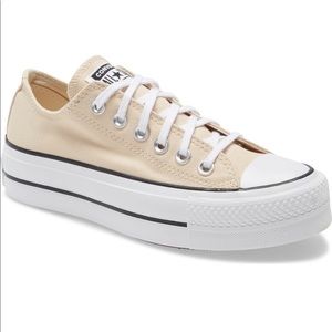 Converse Beige Low-Top Sneakers